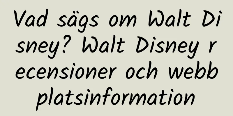 Vad sägs om Walt Disney? Walt Disney recensioner och webbplatsinformation