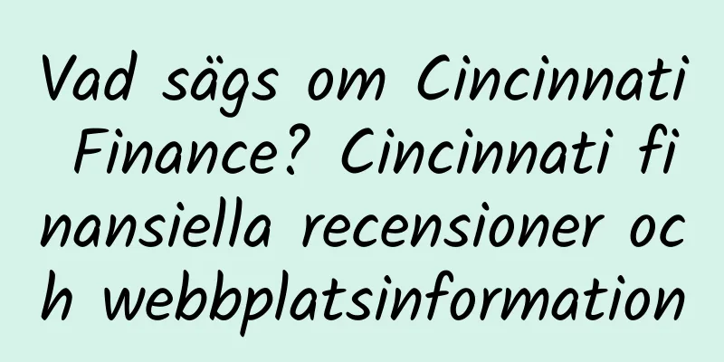 Vad sägs om Cincinnati Finance? Cincinnati finansiella recensioner och webbplatsinformation