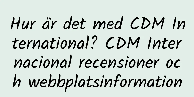 Hur är det med CDM International? CDM Internacional recensioner och webbplatsinformation