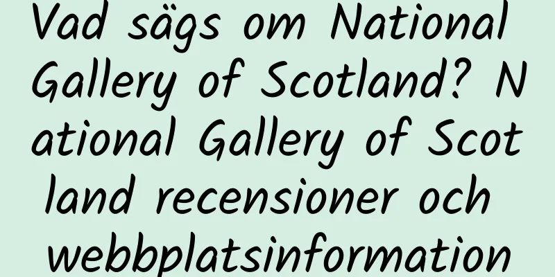Vad sägs om National Gallery of Scotland? National Gallery of Scotland recensioner och webbplatsinformation