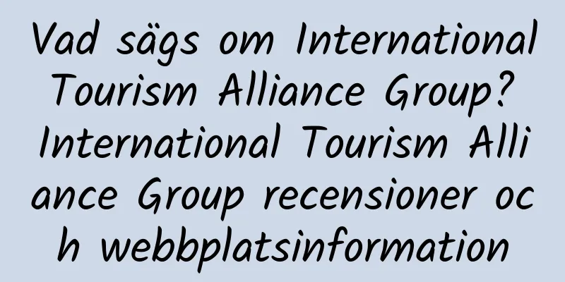 Vad sägs om International Tourism Alliance Group? International Tourism Alliance Group recensioner och webbplatsinformation