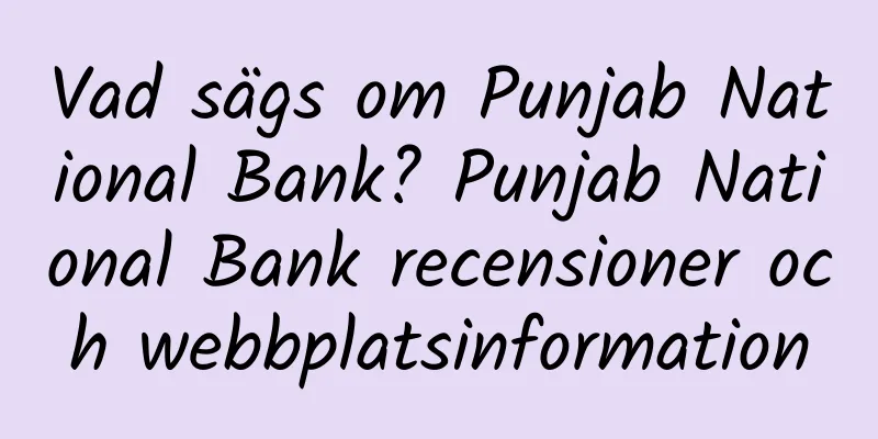 Vad sägs om Punjab National Bank? Punjab National Bank recensioner och webbplatsinformation