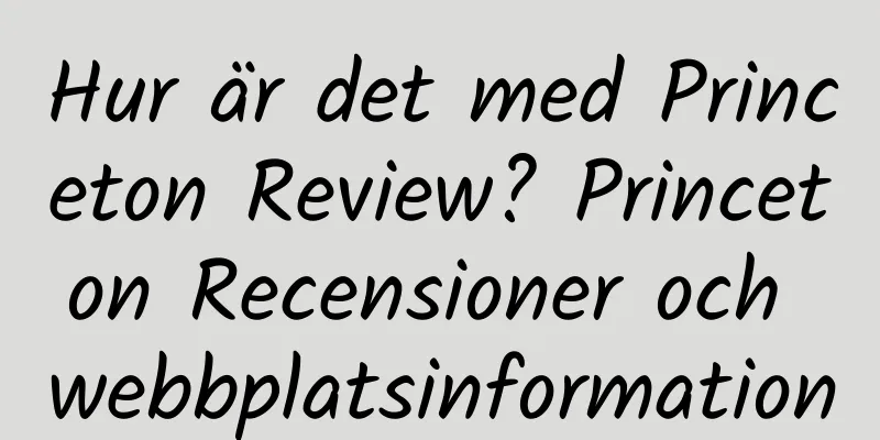 Hur är det med Princeton Review? Princeton Recensioner och webbplatsinformation