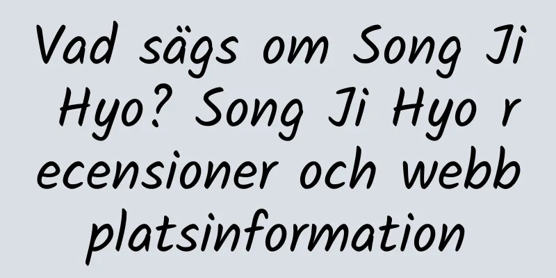 Vad sägs om Song Ji Hyo? Song Ji Hyo recensioner och webbplatsinformation