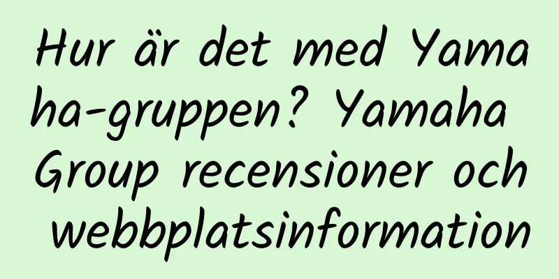 Hur är det med Yamaha-gruppen? Yamaha Group recensioner och webbplatsinformation