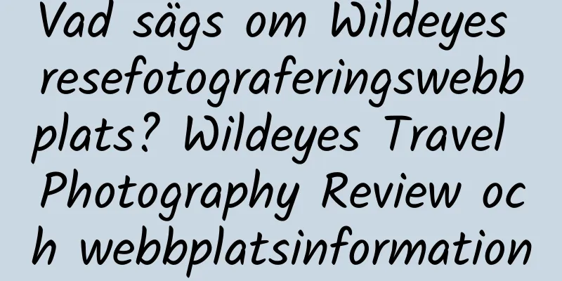 Vad sägs om Wildeyes resefotograferingswebbplats? Wildeyes Travel Photography Review och webbplatsinformation