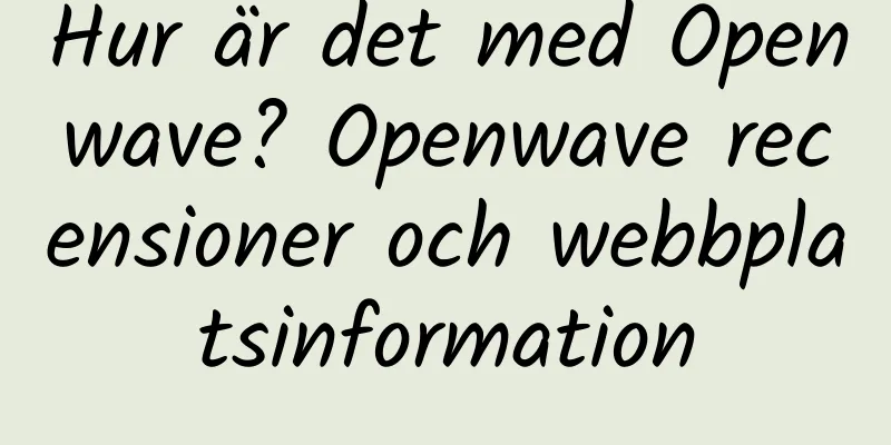 Hur är det med Openwave? Openwave recensioner och webbplatsinformation