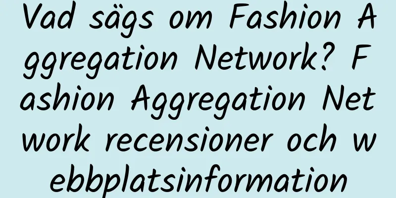 Vad sägs om Fashion Aggregation Network? Fashion Aggregation Network recensioner och webbplatsinformation