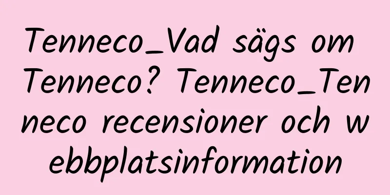 Tenneco_Vad sägs om Tenneco? Tenneco_Tenneco recensioner och webbplatsinformation