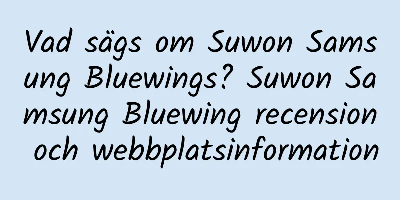 Vad sägs om Suwon Samsung Bluewings? Suwon Samsung Bluewing recension och webbplatsinformation