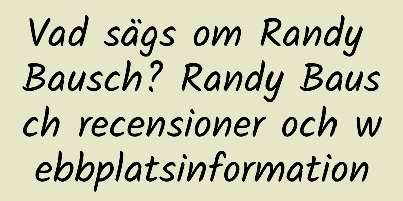 Vad sägs om Randy Bausch? Randy Bausch recensioner och webbplatsinformation