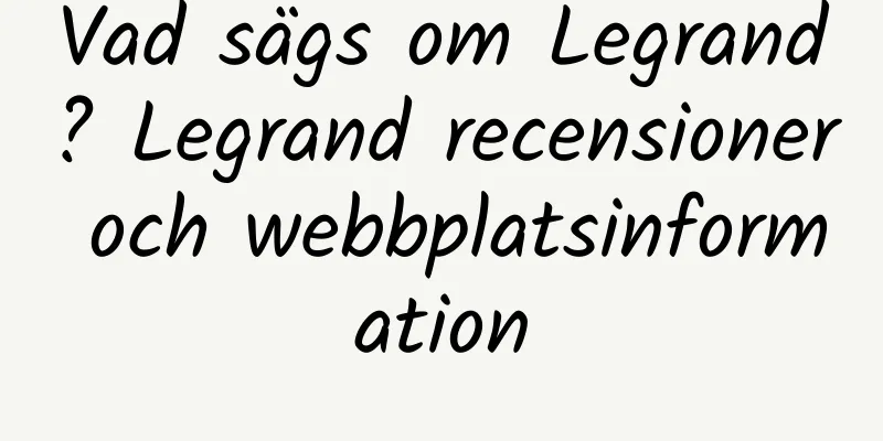 Vad sägs om Legrand? Legrand recensioner och webbplatsinformation