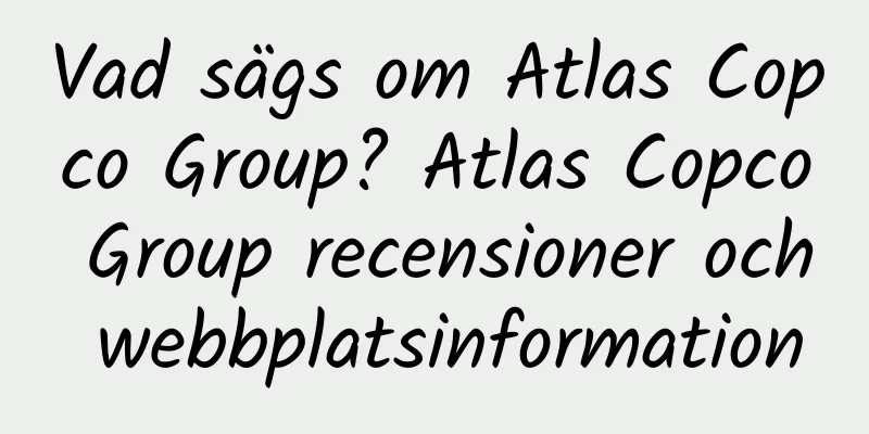 Vad sägs om Atlas Copco Group? Atlas Copco Group recensioner och webbplatsinformation