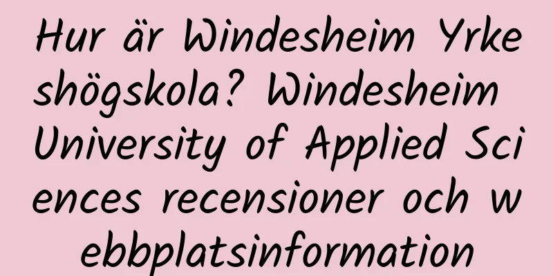 Hur är Windesheim Yrkeshögskola? Windesheim University of Applied Sciences recensioner och webbplatsinformation