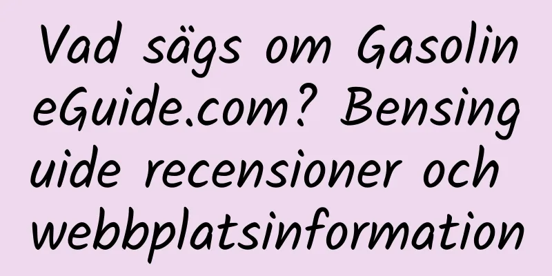Vad sägs om GasolineGuide.com? Bensinguide recensioner och webbplatsinformation
