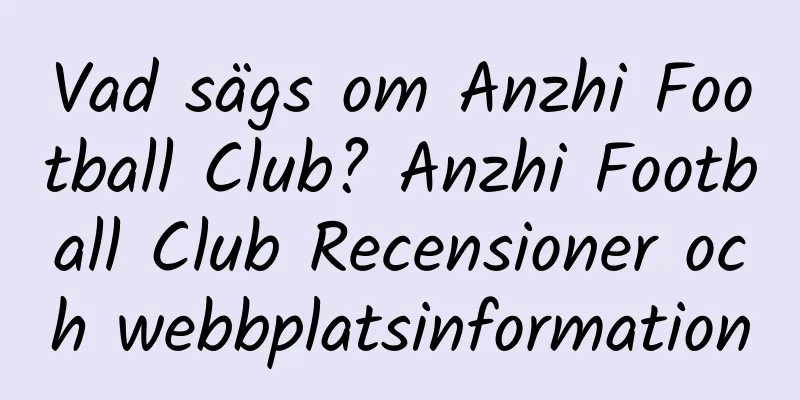 Vad sägs om Anzhi Football Club? Anzhi Football Club Recensioner och webbplatsinformation