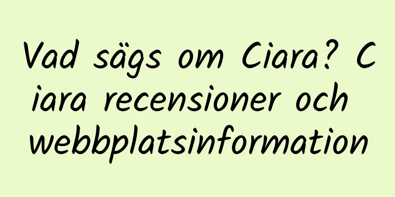 Vad sägs om Ciara? Ciara recensioner och webbplatsinformation