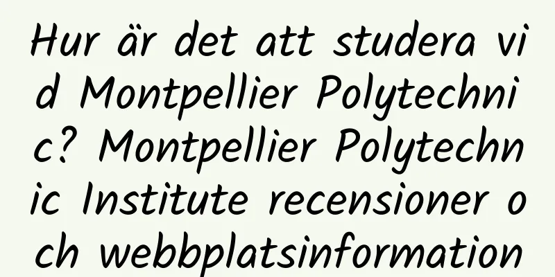 Hur är det att studera vid Montpellier Polytechnic? Montpellier Polytechnic Institute recensioner och webbplatsinformation