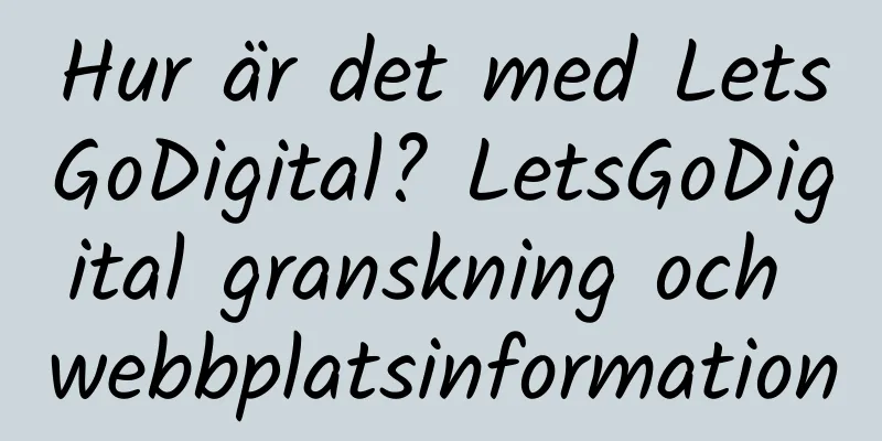 Hur är det med LetsGoDigital? LetsGoDigital granskning och webbplatsinformation