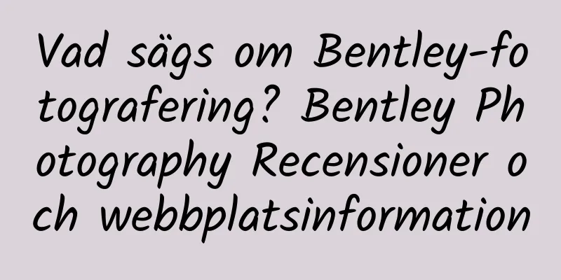 Vad sägs om Bentley-fotografering? Bentley Photography Recensioner och webbplatsinformation