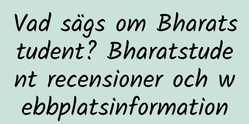 Vad sägs om Bharatstudent? Bharatstudent recensioner och webbplatsinformation