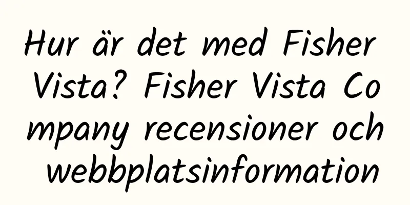 Hur är det med Fisher Vista? Fisher Vista Company recensioner och webbplatsinformation