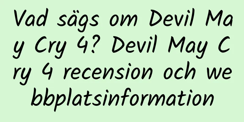 Vad sägs om Devil May Cry 4? Devil May Cry 4 recension och webbplatsinformation