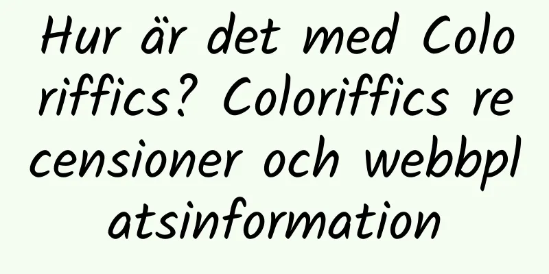 Hur är det med Coloriffics? Coloriffics recensioner och webbplatsinformation