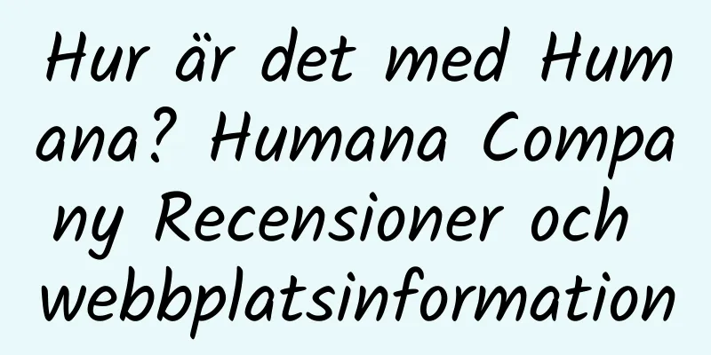 Hur är det med Humana? Humana Company Recensioner och webbplatsinformation