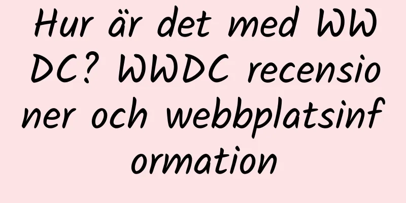 Hur är det med WWDC? WWDC recensioner och webbplatsinformation