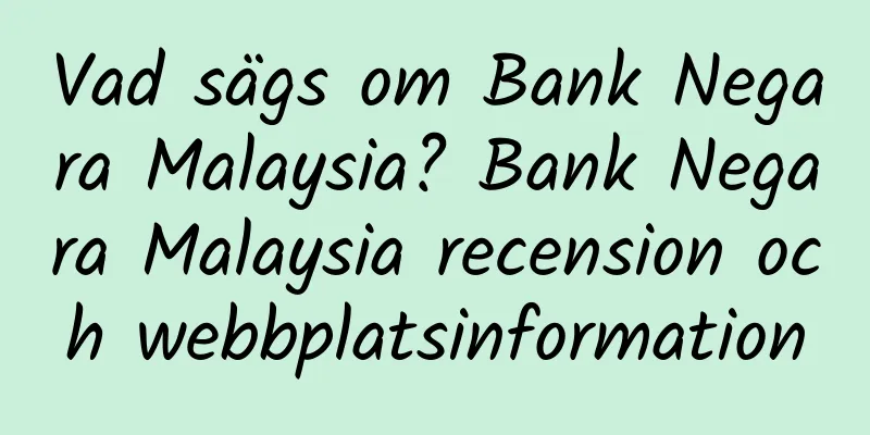 Vad sägs om Bank Negara Malaysia? Bank Negara Malaysia recension och webbplatsinformation