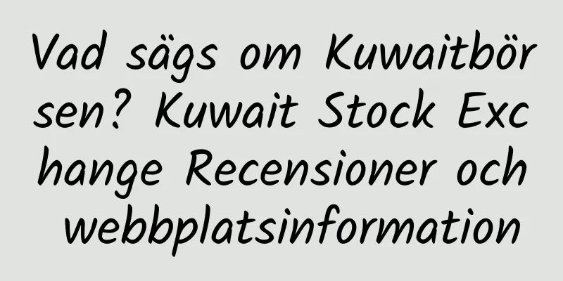 Vad sägs om Kuwaitbörsen? Kuwait Stock Exchange Recensioner och webbplatsinformation