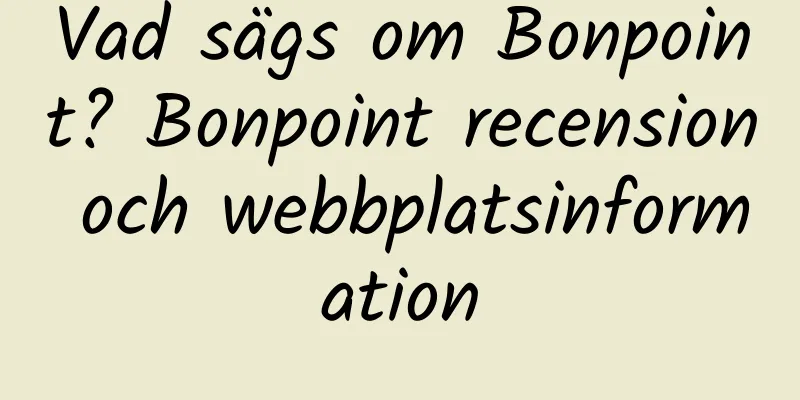 Vad sägs om Bonpoint? Bonpoint recension och webbplatsinformation