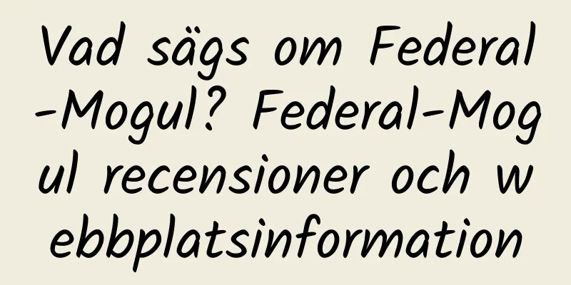 Vad sägs om Federal-Mogul? Federal-Mogul recensioner och webbplatsinformation