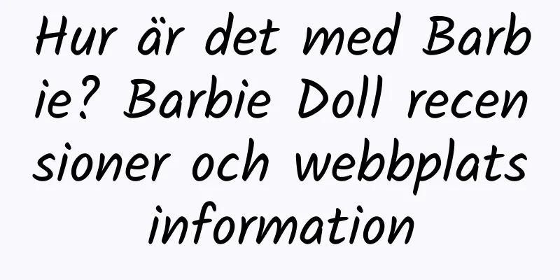 Hur är det med Barbie? Barbie Doll recensioner och webbplatsinformation