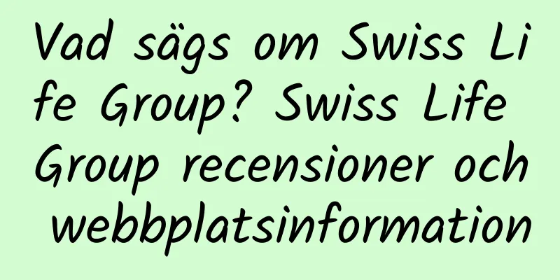 Vad sägs om Swiss Life Group? Swiss Life Group recensioner och webbplatsinformation