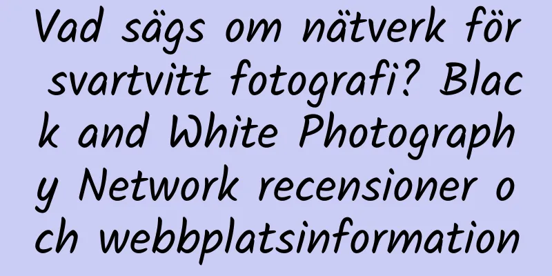 Vad sägs om nätverk för svartvitt fotografi? Black and White Photography Network recensioner och webbplatsinformation