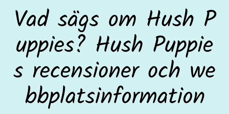 Vad sägs om Hush Puppies? Hush Puppies recensioner och webbplatsinformation
