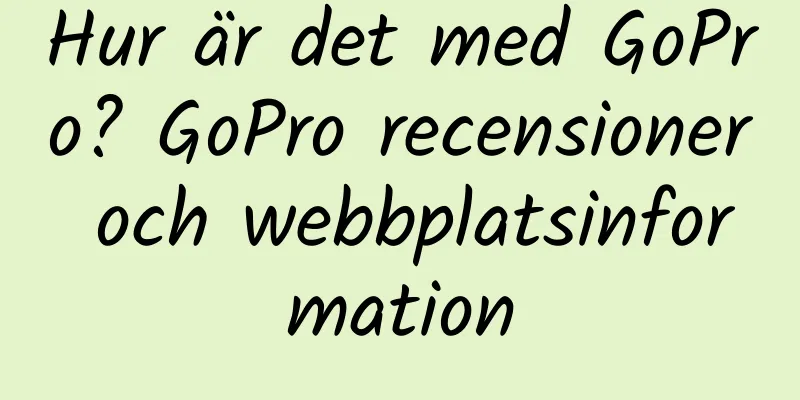 Hur är det med GoPro? GoPro recensioner och webbplatsinformation