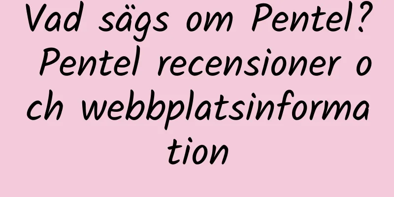 Vad sägs om Pentel? Pentel recensioner och webbplatsinformation
