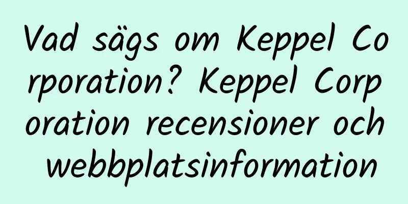 Vad sägs om Keppel Corporation? Keppel Corporation recensioner och webbplatsinformation