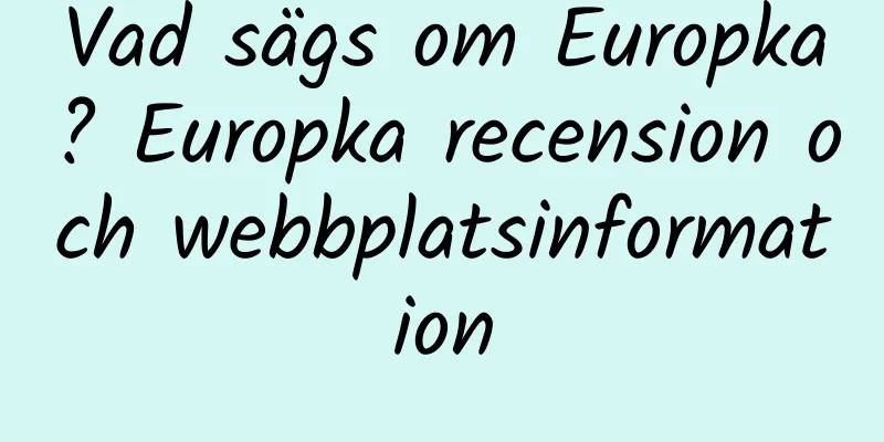Vad sägs om Europka? Europka recension och webbplatsinformation