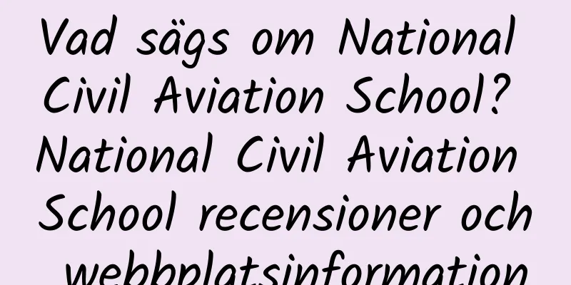 Vad sägs om National Civil Aviation School? National Civil Aviation School recensioner och webbplatsinformation