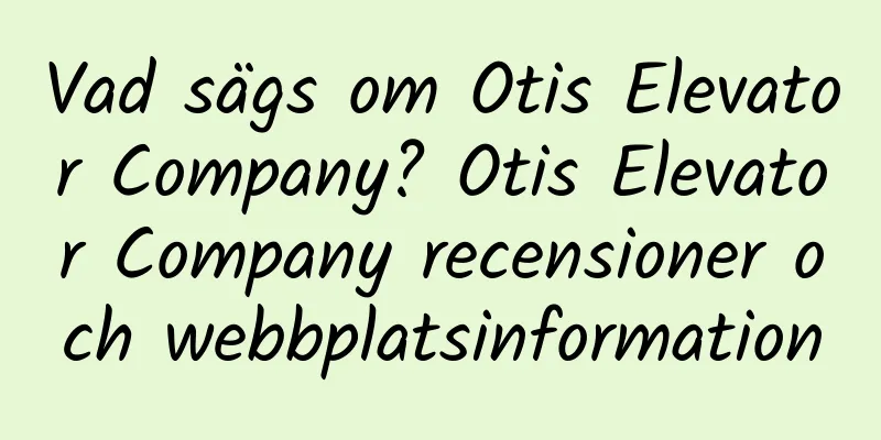 Vad sägs om Otis Elevator Company? Otis Elevator Company recensioner och webbplatsinformation