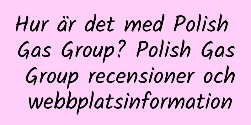 Hur är det med Polish Gas Group? Polish Gas Group recensioner och webbplatsinformation