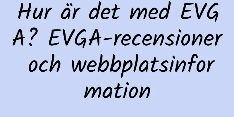 Hur är det med EVGA? EVGA-recensioner och webbplatsinformation