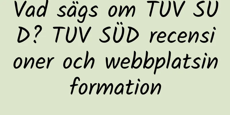 Vad sägs om TUV SÜD? TUV SÜD recensioner och webbplatsinformation