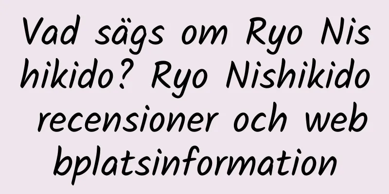 Vad sägs om Ryo Nishikido? Ryo Nishikido recensioner och webbplatsinformation