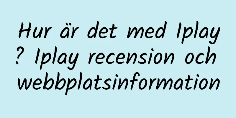 Hur är det med Iplay? Iplay recension och webbplatsinformation