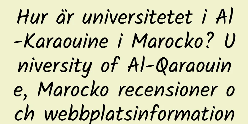 Hur är universitetet i Al-Karaouine i Marocko? University of Al-Qaraouine, Marocko recensioner och webbplatsinformation